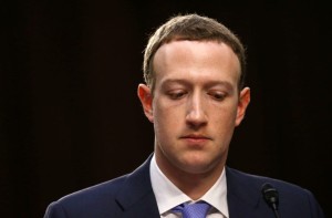 Facebook CEO Zuckerberg testifies before a U.S. Senate joint hearing on Capitol Hill in Washington